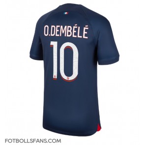 Paris Saint-Germain Ousmane Dembele #10 Replika Hemmatröja 2023-24 Kortärmad